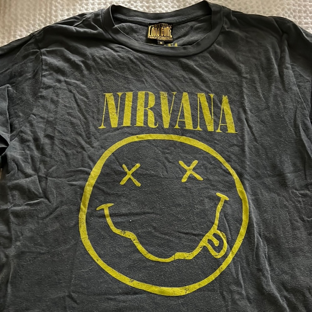 Nirvana band t-shirt from urban outfitters